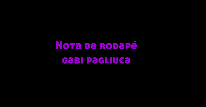Nota de Rodapé